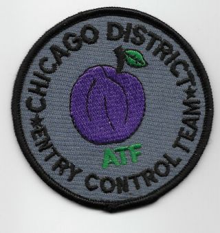 Old Atf Chicago District Control Team Police Sheriff State Illinois Il