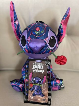 Limited Edition Stitch Crashes Disney: Beauty And The Beast Set (plush,  Pin)