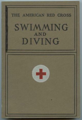 The American Red Cross Swimming And Diving 1938 Paperback Book Many Photographs