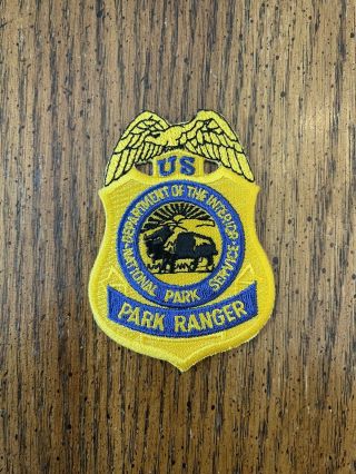 Us Interior National Park Service Ranger Patch Fish Game Warden Police Dnr