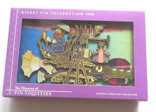 Walt Disney World Pin: Museum Of Pin - Tiquities Figment/dreamfinder Jumbo,  Le 200