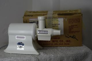 Vintage The Champion Commercial Heavy Duty Juicer Model G5 - Ng - 853s - Great