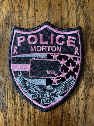 Morton Pennsylvania Breast Cancer Pink Patch Project Police Patch Pa State Penn