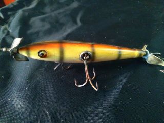 Vintage South Bend Pantella Wood Fishing Lure Awesome Color And