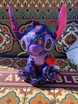 Stitch Crashes Beauty And The Beast Disney Plush In Hand Ready To Ship