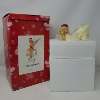 Disney Parks Exclusive Tinkerbell,  Tinker Bell Tree Topper Christmas Snowflakes