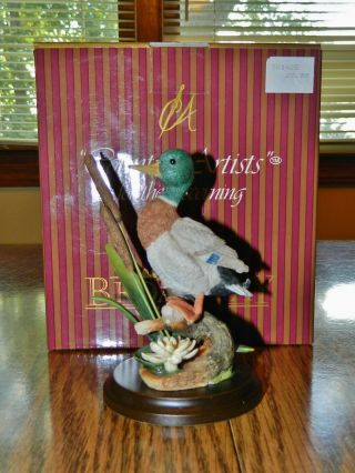 Country Artists Mallard With Waterlily (broadway Birds) 03231 - Boxed