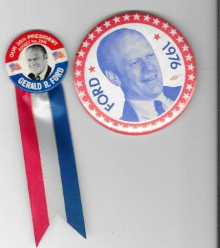 Gerald Ford 1974,  76 President Inauguration Political Vintage Pinback/button