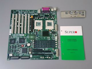 Supermicro 370de6 V1.  2 Vintage Atx Pc Motherboard Dual Pentium 3 Socket 370 Scsi