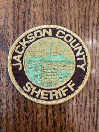 Vintage Jackson County Oregon Police Patch Or