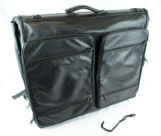 Boyt Vintage Leather Garment Bag Carry On Bag Luggage Boyd Luggage " Mach 2 "