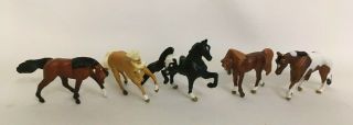 Breyer Mini Whinnies 5 Mares - Saddlebred,  Qh,  Twh,  Arabian,  Reining Stock