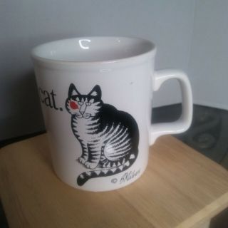 Vintage B.  Kliban Love A Cat Coffee Mug Cup Staffordshire England KLIBAN CAT 3