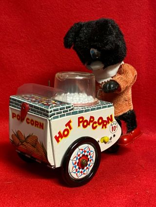 Nm1) Vintage Battery Operated Popcorn Toy Cragstan Popper 1950 