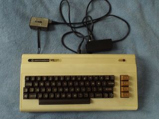 Vintage Commodore Vic 20 Computer With Tape Cassette Unit - Donkey Kong