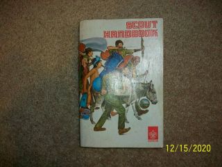 1976 Boy Scout Handbook Vintage Boy Scouts Of America Bsa Book 8th Ed,  4th Print