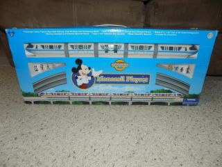 Walt Disney World Monorail Playset Blue Line Train Set W/ Box