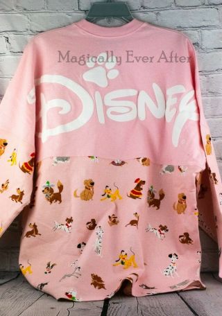 Disney Parks Reigning Cats And Dogs Spirit Jersey Pink Disney Dogs Xl