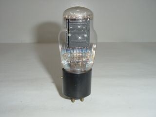Vintage Nos Western Electric 104 - D 104d St Black Base Amplifier Speaker Tube