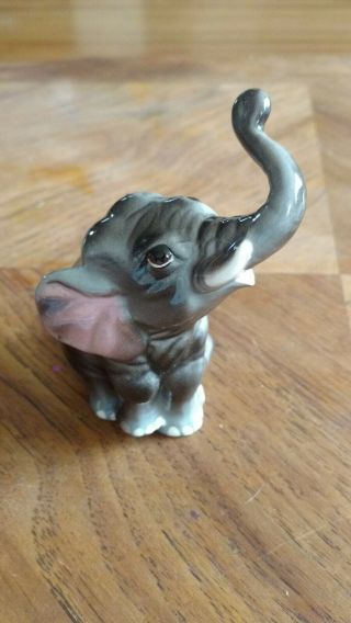 Vintage Hagen Renaker Designers Workshop Mama Elephant Figurine Ceramic Animal