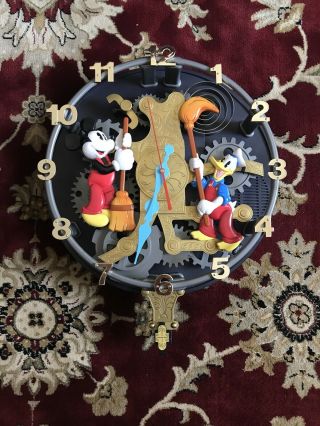 Disney Mickey Mouse Animated Talking Wall Clock