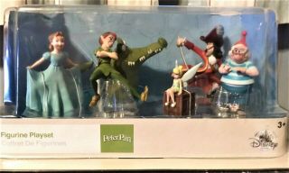 Disney Peter Pan Playset Exclusive Authentic Disney Set Of 6 Htf