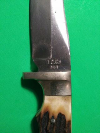 VINTAGE G.  C.  Co.  No.  046 TRAPPER KNIFE - MADE IN SOLINGEN GERMANY 3