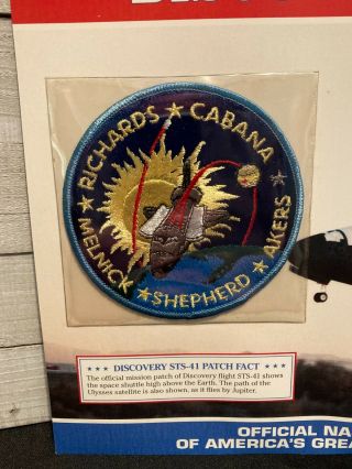 Willabee & Ward Official NASA Emblem Patch Discovery STS - 41 2