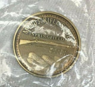 1903 - 1936 Nra National Rifle Assn.  Springfield M1903 Rifle Series Wwi Wwii Medal
