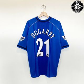2002/03 Dugarry 21 Birmingham City Vintage Le Coq Sportif Football Shirt (xl)