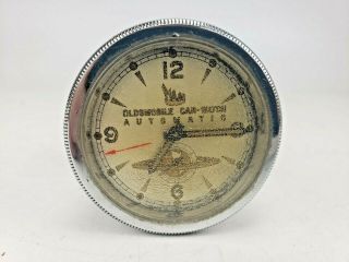 Vintage Oldsmobile Car - Watch Automatic Clock 1949 - 1952 Steering Wheel Mounted