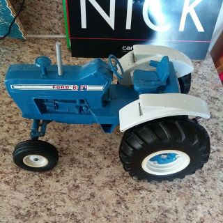 Vintage Ertl 1974 Ford 8000 Tractor With Pipes 1/12 Scale