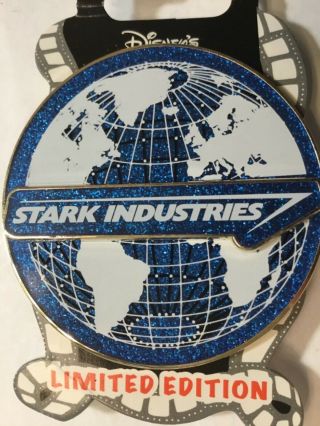 Disney Soda Fountain Trading Pin Le 300 Avengers Iron Man Stark Industries L15