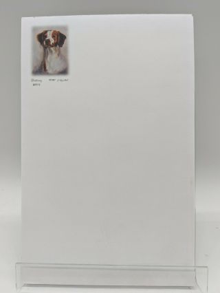 Brittany Pet Dog Note Pad Set 5 Note Pads Ruth Maystead Brt - 3