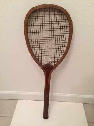 Antique Vintage Tennis Racket Racquet - London - No Maker Or Model
