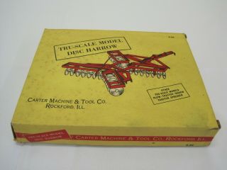 Vintage Carter Tru - Scale Drag Disc W/box 1/16 Scale