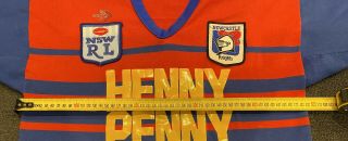 Rare Vintage 1980’s Peerless Newcastle Knights Rugby League Jumper Small 3