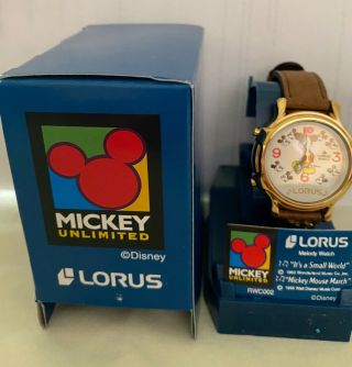 Lorus Disney Mickey Mouse Musical Wrist Watch