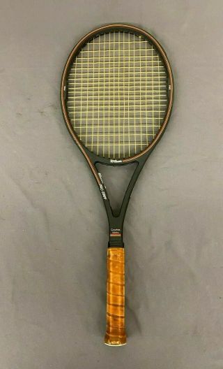 Vintage Wilson Pro Staff Mid Size Graphite K - Evlar Tennis Racquet W/4 - 3/8 " Grip