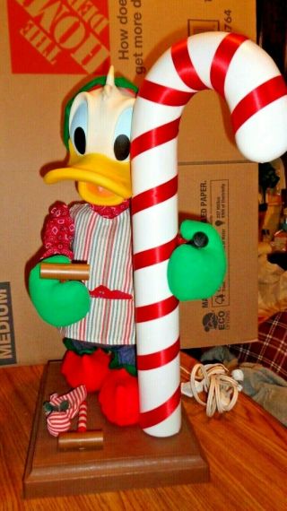 1996 Santa’s Best Mickey Unlimited Disney Donald Duck Animated Figure