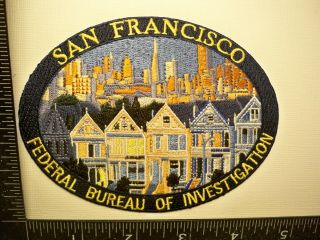 Federal Fbi San Francisco,  Ca Ofc Patch California Police Tf Gman