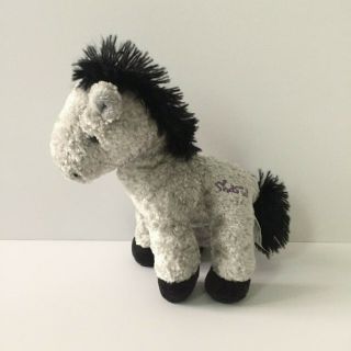 Breyer 4873 Shasta Gray Plush Horse With Black Mane And Tail 7 " 2012
