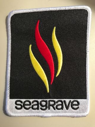 Seagrave Black Fire Apparatus Fdny Boston Chicago La Company Commemorative Patch