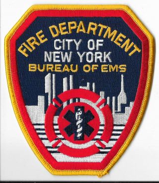 York Fire Department (fdny) Bureau Of Ems Patch