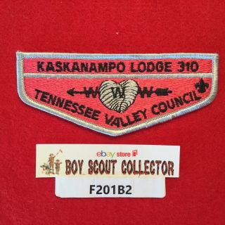 Boy Scout Oa Kaskanampo Lodge 310 S11 Pink Order Of The Arrow Flap Patch Tn