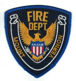 Mount Vernon (posey County) In Indiana Fire Dept.  Patch -