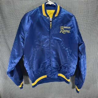 Vintage Starter Nfl Los Angeles Rams Satin Jacket Size Large