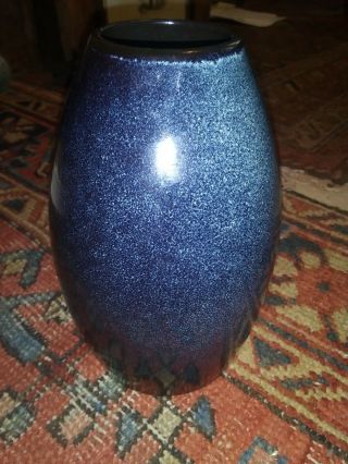 Chinese Monochrome Blue Glaze Porcelain Vase