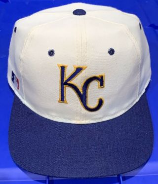 Vintage 90s Kansas City Royals Sports Specialties Plain Logo Snapback Hat Mlb