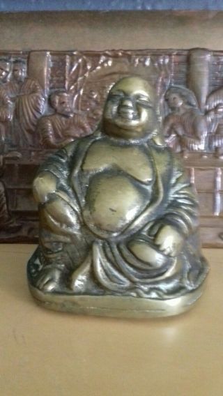 Antique Vintage Chinese Bronze / Brass Budda